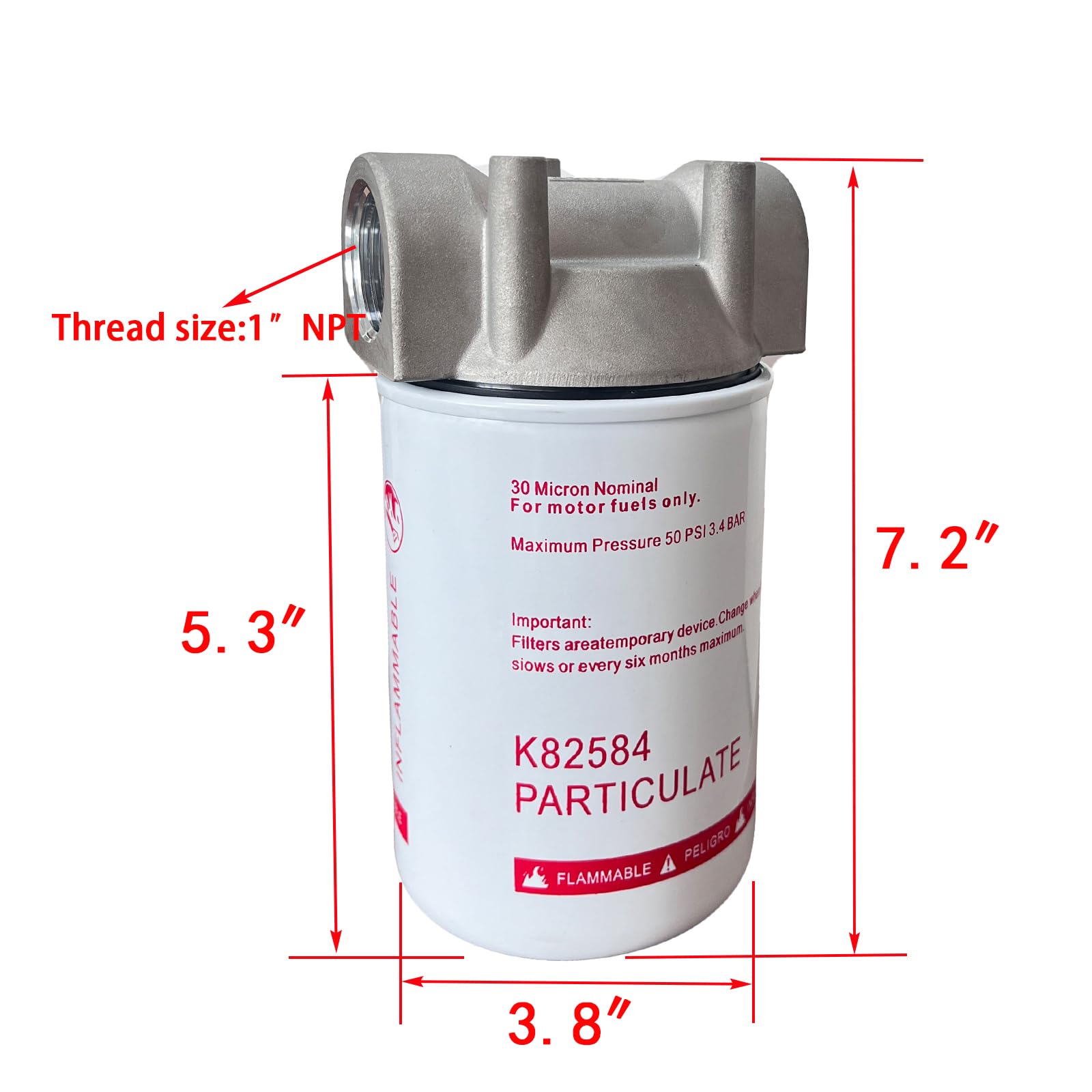 Amazon.com: iFJF R18189-30 Fuel Filter Replacement for Gasoline
